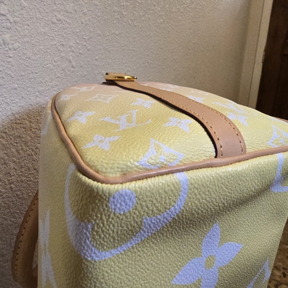 Authentic Louis Vuitton Pink and Yellow Women's Bag - Picture 6 of 10